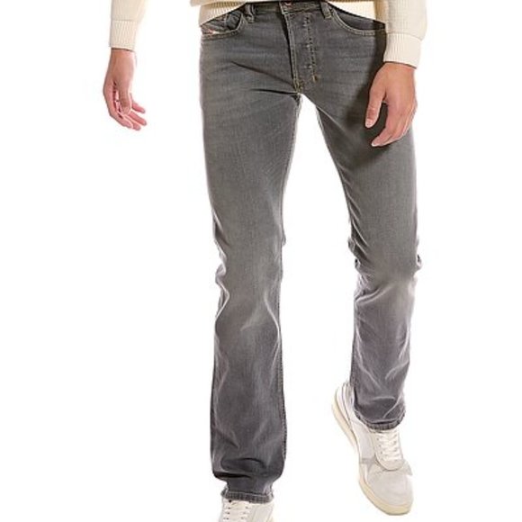 Safado Black Regular Slim Straight Leg Jean